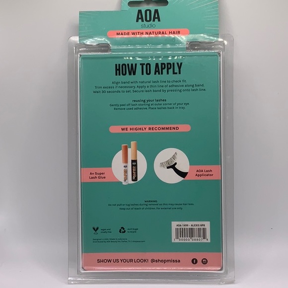 6 pack of eye lashes - Picture 2 of 2